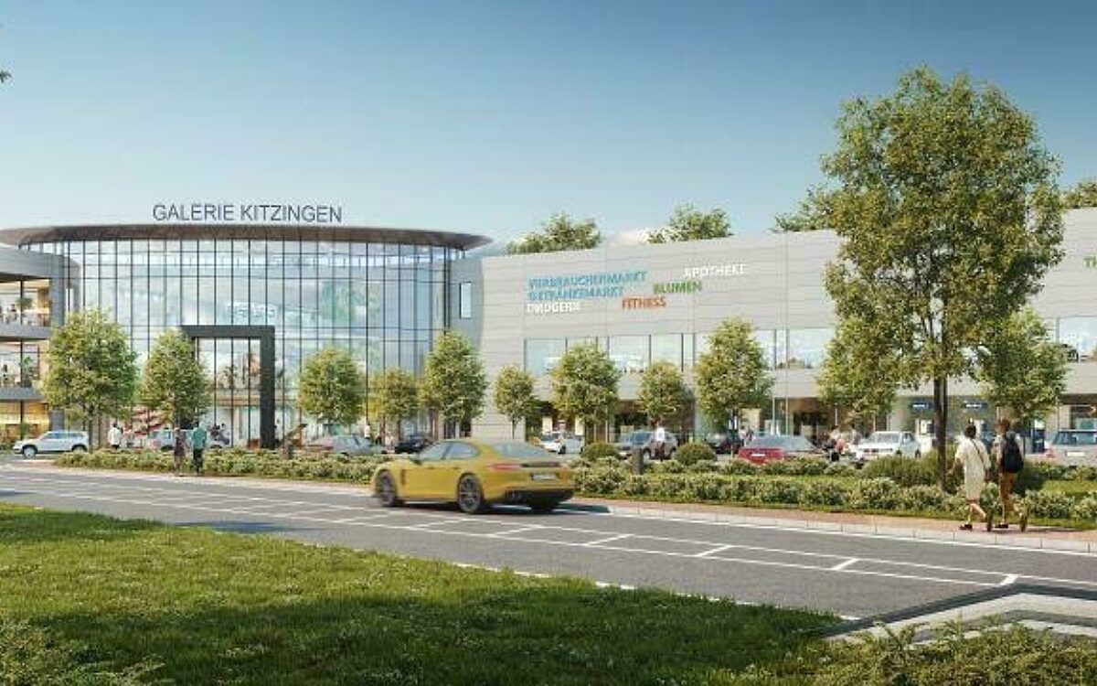 So soll das Einkaufszentrum auf den Marshall Heights in Kitzingen aussehen So soll das Einkaufszentrum auf den Marshall Heights in Kitzingen aussehen
